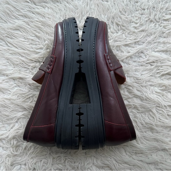 Sezane Albane Loafers - Glossy Burgundy - Picture 6 of 9